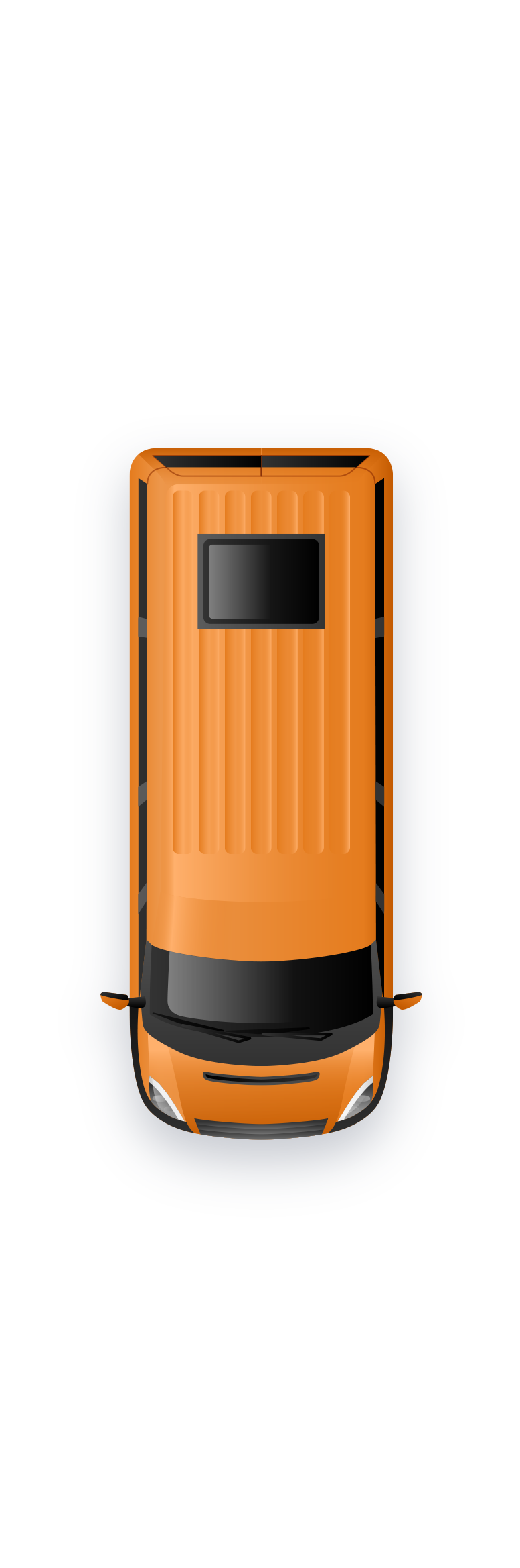 Orange Vehicle